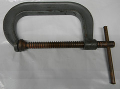 BLUE-POINT 6″ COPPER SCREW TIP WELDING C CLAMP #406 MADE IN THE USA