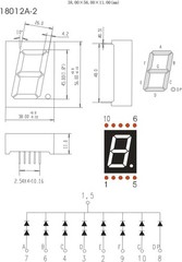 Versatile 5 PCS 1.8 Inch Blue Digital LED Displays – 7 Segment Common Cathode