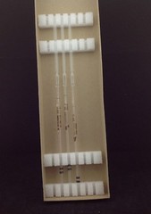 Pfeiffer Glass 1/2mL ±.006 Bulb Reusable Pipet PF170-AA Lot of 3
