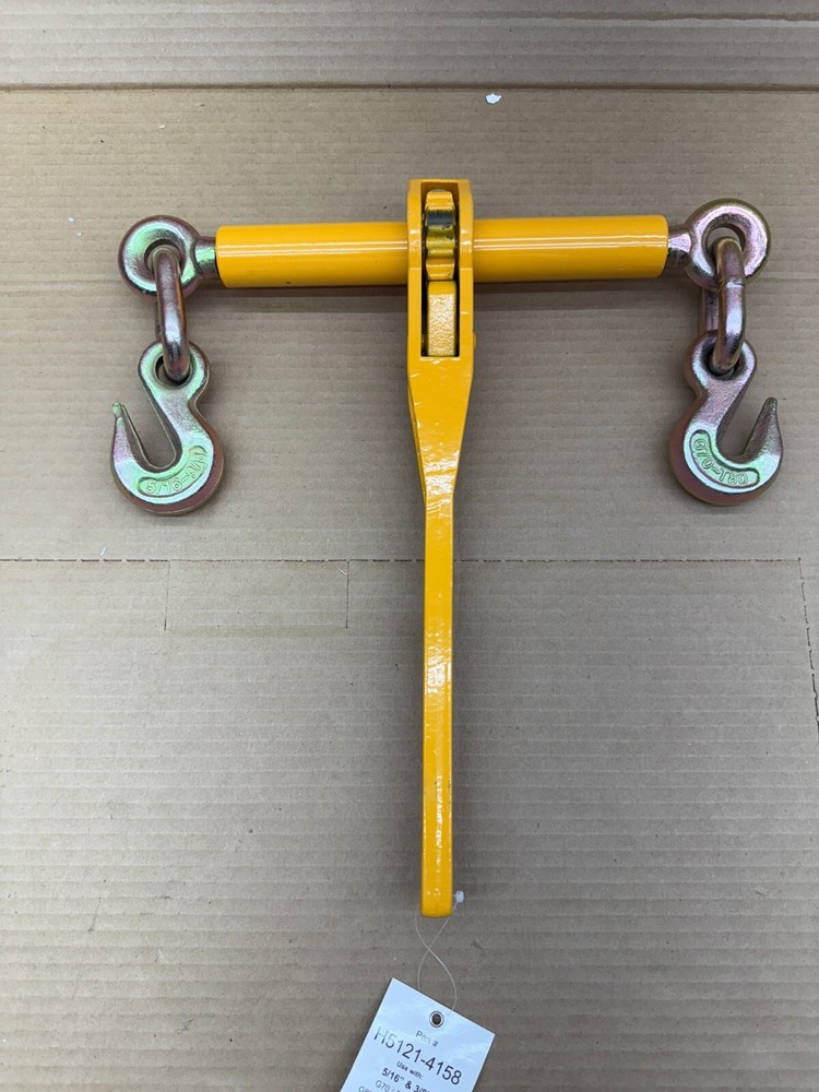 Peerless Security Chain H5121-4158 G 70/80 Ratchet Binder Plus 5/16″ 3/8″ Yellow