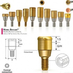US Multi system Dental titanium Implant Locator Abutment & Male Retention Insert