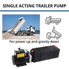 14 Quart 3.7 Gallon Hydraulic Pump 2950 PSI Car Lift 3 HP for 2 and 4 Post Lifts