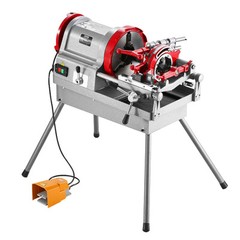 VEVOR Electric Pipe Threader Machine 900W 2-Speed Threading Cutter 1/2″ to 4″