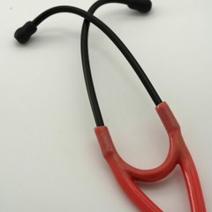 APEX CARDIOLOGY STETHOSCOPE NEW Coral Edition | Lifetime Warranty | Black Steel