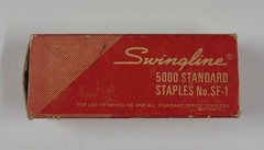 Vintage Swingline 444 Dark/Light Grey Stapler Metal Made in USA Mid Centrury