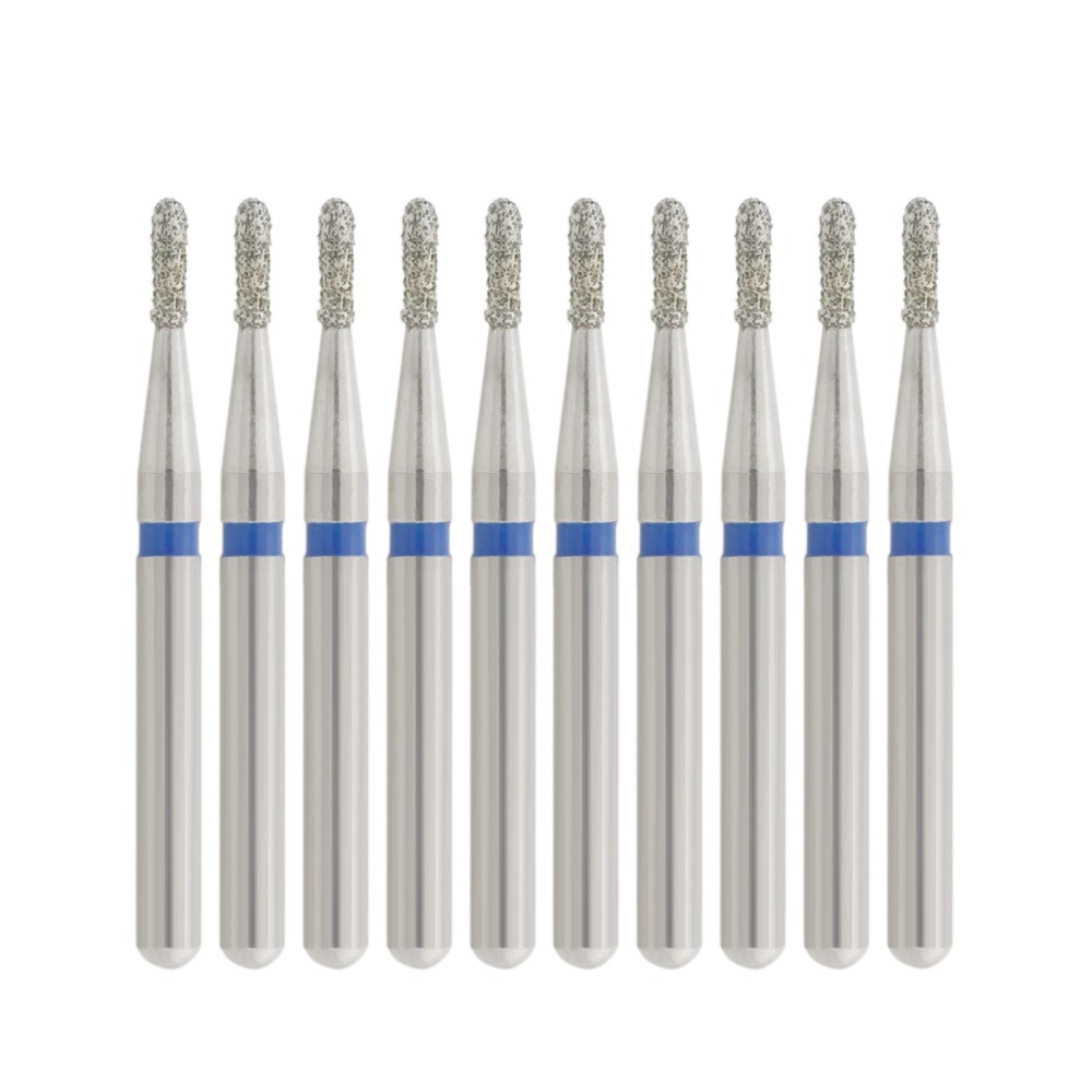 Multi-Use Dental Diamond Burs Long Pear FG Burs 830L/008M Medium Grit High Speed