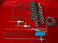 15pc-Laparoscopic Surgery Set 3mmx230mm Reusable Surgical Instruments