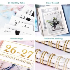 2026-2027 Monthly Planner – Monthly Planner 2026-2027 from Jan.2026 – Dec.2027,