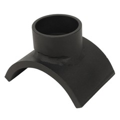 Bottle Jack Adapter Saddle, High Strength Hydraulic Lifting Axle Saddle Black