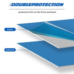 2 Pack Aluminum Sheet Metal 4×8″ 16 Gauge Plate T651 6061 Flat Craft Metal