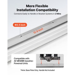 Uimoso 14 ft Aluminum Alloy Concrete Screed Blade for Leveling Surfaces