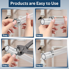 82 Pcs Single Ear Hose Clamps, 11 Sizes 5.8-38.1Mm 304 Stainless Steel Ear Crimp