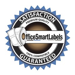 OfficeSmartLabels 1-1/8 x 3-1/2 inch Removable Address Labels, 12 Roll