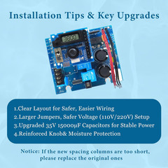 GLX-PCB-RITE Main Circuit Board & GLX-PCB-DSP Display Board，Fits The Hayward/Gol