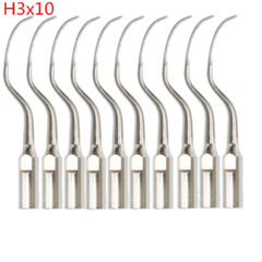 H3x10 Dental Ultrasonic Perio Scaling Tips Fit Satelec DTE Scaler Handpieces