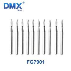 Dental Tungsten Carbide Burs Trimming & Finishing Flame FG 7901/7902/7406/7408
