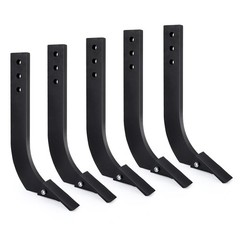 5PCS 16” Box Blade Shank Scarifier Shanks Teeth 3 Holes Steel Box Scraper Shank