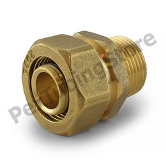 3/4″ PEX-AL-PEX Compression x Male Threaded Brass Adapter Fitting