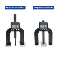 Digital Height Gauge Mini Depth 0-80mm 3-1/8in Router Table Caliper Measuring