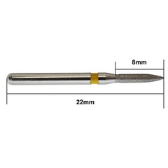 Dental Burs Diamond Flame FG for High Speed Handpiece Friction Grip Coarse Fine