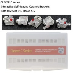 Dental Orthodontic Self Ligating Brackets Metal Ceramic Roth MBT Damon Empower