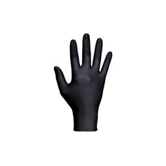 Sas Safety Raven Nitrile Gloves Disposable Powder-Free 100 Pc – Large –
