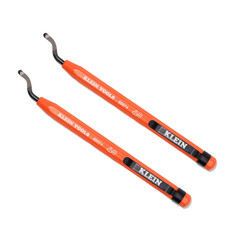 50074 2-Pack Pipe Reamer Pen, Deburring Tool for PVC and Metal Conduit, Free-Spi