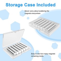 Small Magnets for Crafts, 1200 Pack 2×1 mm Round Magnetic Rare Earth Neodymiu…