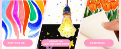 Pink Acrylic Paint Pens, Water Based 12 Colors Dual Tip Acrylic Paint Markers