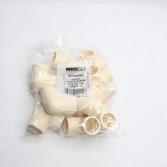 (10-Pk) Nibco 90 Degree Pressure Elbow CPVC White 3/4″ CP4707 T00110JHD