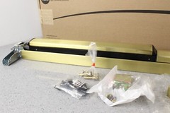 NEW OPEN BOX Yale Commercial 3′ Rim Exit Device 7100F 36″ 606 Satin Brass