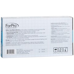 Disposable Nitrile Vinyl Blend Gloves 4 Mil, Powder-Free, Food Safe, 100-Count