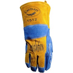 Caiman 1512 Mig/Stick Welding Gloves, Cowhide Palm, Universal, Pr
