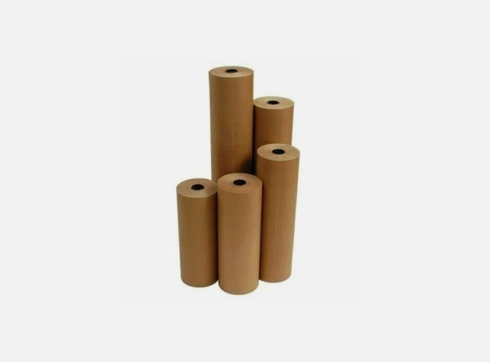 24″ 40 # 900′ Brown Kraft Paper Roll Shipping Wrapping Cushioning Void Fill.