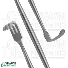 2 Pcs Senn Miller Retractors Sharp & Blunt 6 3/8″ Double Ended Dermatology Set
