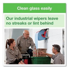 Tork 13244101 4-Ply 11″ x 15.75″ Unscented Indus Paper Wiper – Blue (2/CT) New