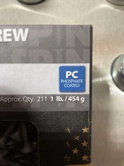 2 POUNDS 1-5/8″ X 6 DRYWALL SCREW PHILLIPS BUGLE SELF DRILLING