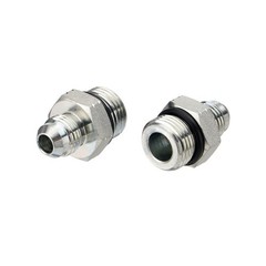 10 Pack 3/8″ JIC 37° Male x #8 SAE/ORB Male Hydraulic Hose Adapter Fittings New