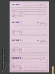 200 SETS Cash Rent Receipt Book 2Part Numbered Duplicate Carbonless Money Record