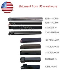 21PCS 3/4″ 20mm Shank Indexable Carbide Lathe Turning Insert Tool Holder Bit Set