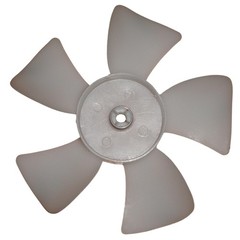 Appli Parts APFB-445 4 in Plastic Fan Blade CCW 3/16 in Shaft, 5 Blades fits Mot