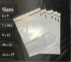 Poly Mailers Shipping Envelopes Self Sealing Plastic Mailing Bags Several sizes