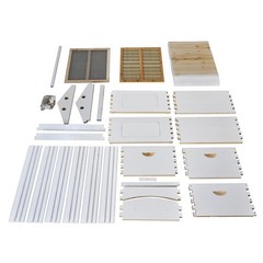 Automatic Beehive Starter Kit 7 Auto Beekeeping Frames Easy Honey Harvesting US