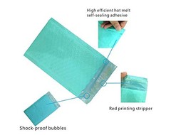 ProLine Extra Wide #0 6.5×10 inches Teal Poly Bubble Mailers Padded #0,
