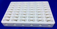 Magnetic beads separator rack for Ampure beads made in 96 wells plate format