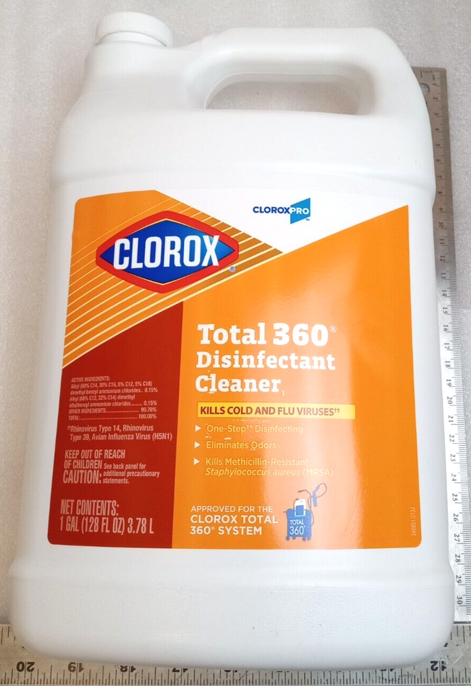 1 Gallon Of Clorox Total 360 Disinfectant Cleaner USA SELLER, FREE SHIPPING