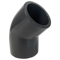 Lot of 10 PCS. Sch 80 PVC 1-1/4 Inch 45 Degree Elbow Socket Connect