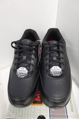 Skechers 77156 Nampa Memory Foam Slip Resistant Black Work Shoes, Size: 9