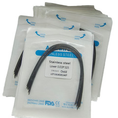 Dental Orthodontic Oval Stainless Steel Ovoid Arch Wires 16Size Rectangular Arcs