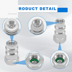 R12 to R134A Conversion Kit, AC Retrofit Fitting Adapter Kit,R12 R22 to R134A Hi